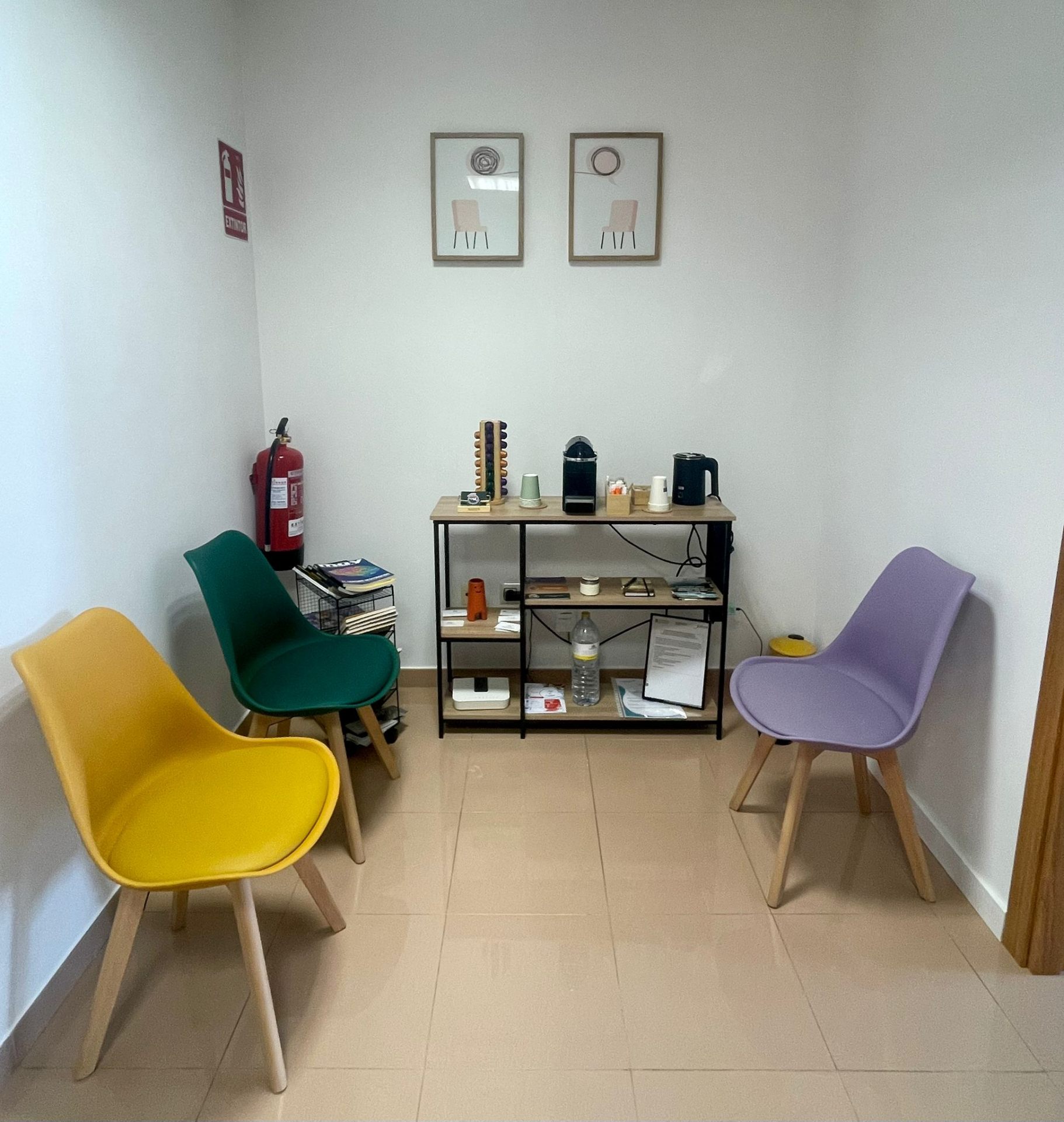 Sala de espera de Margen Psicologia